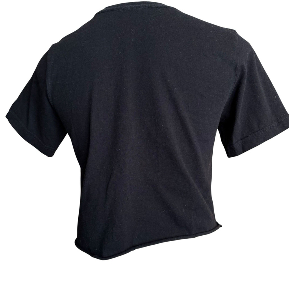 Tedeschi Trucks Band Cropped Graphic T Shirt Black Rainbow Logo Size S - Picture 3 of 10